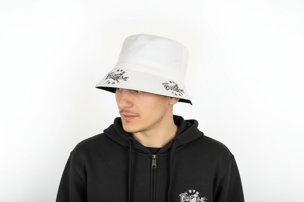 Black&White Reversible Bucket Hat